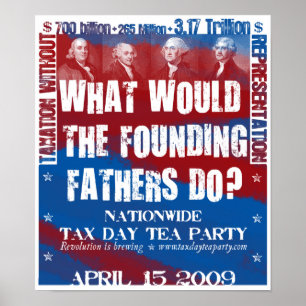 Founding Fathers Small Poster