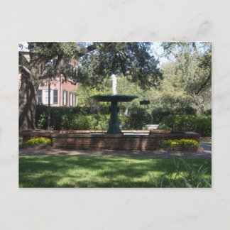 Fountain at Greene Square Postcard