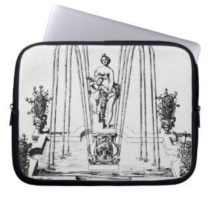 Fountain design from 'The Gardens of Wilton', c.16 Laptop Sleeve