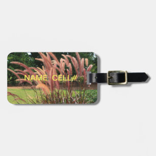 Fountain grass Luggage Tag