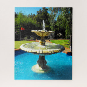 Fountain in Guernsey Jigsaw Puzzle