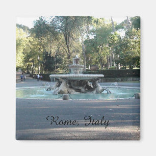 Fountain in Villa Borghese garden, Rome Magnet