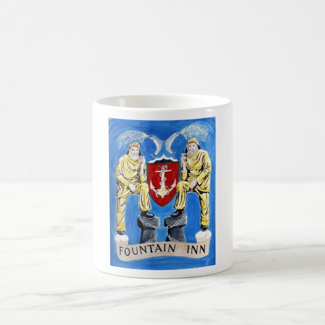 Fountain Inn, Mevagissey Coffee Mug (Center)