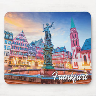 Fountain Of Justice, Frankfurt, Germany Mouse Mat