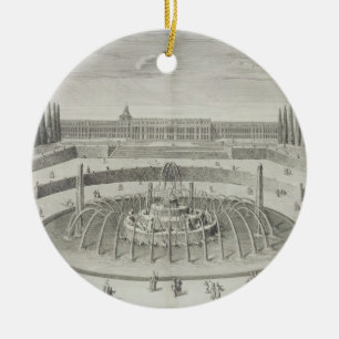 Fountain of Latone at Versailles, 1714, from 'Les Ceramic Tree Decoration