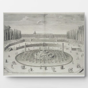 Fountain of Latone at Versailles, 1714, from 'Les Plaque