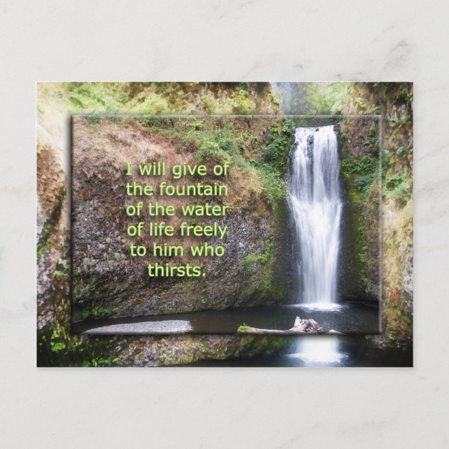 Fountain of Life Postcard (Front)