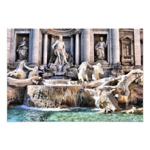 FOUNTAIN OF TREVI PHOTO PRINT