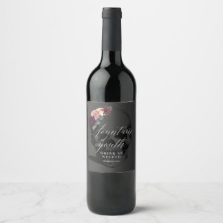 Fountain of Youth Birthday Wine Bottle Label