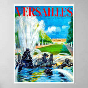 Fountain on the Versailles Palace, France Poster