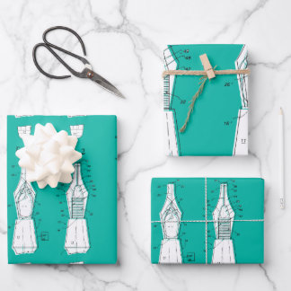 Fountain pen artwork wrapping paper