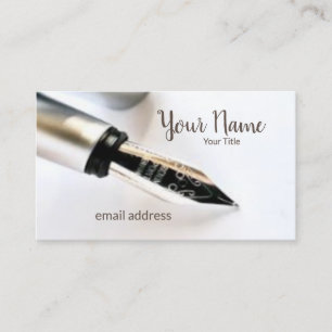 Fountain pen Office Business Card