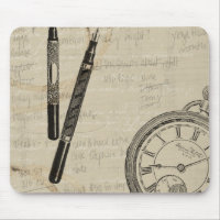 Fountain Pens and Watchface with Notes