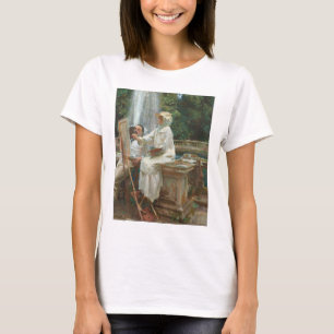 Fountain Villa Torlonia Frascati, Italy by Sargent T-Shirt