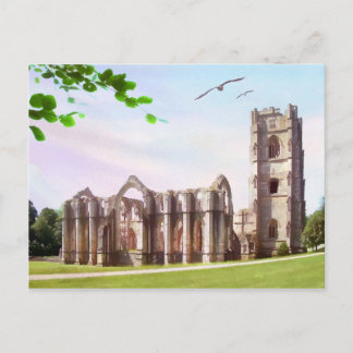 Fountains Abbey Postcard