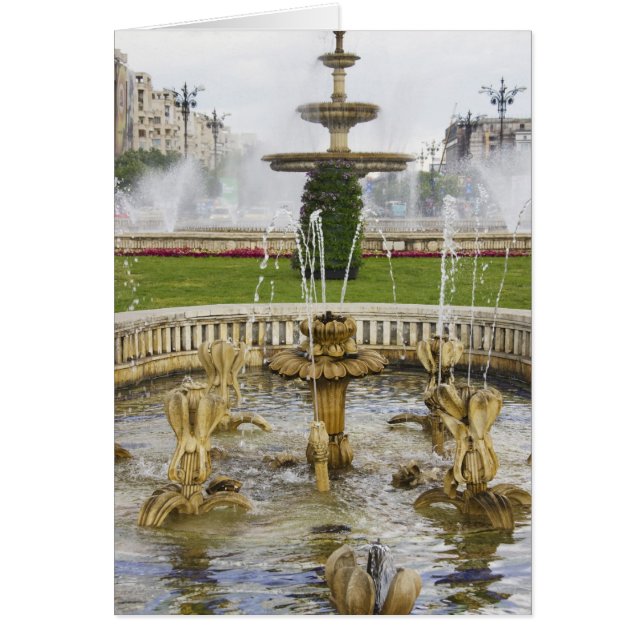 Fountains in front of the Palace of Parliament (Front)