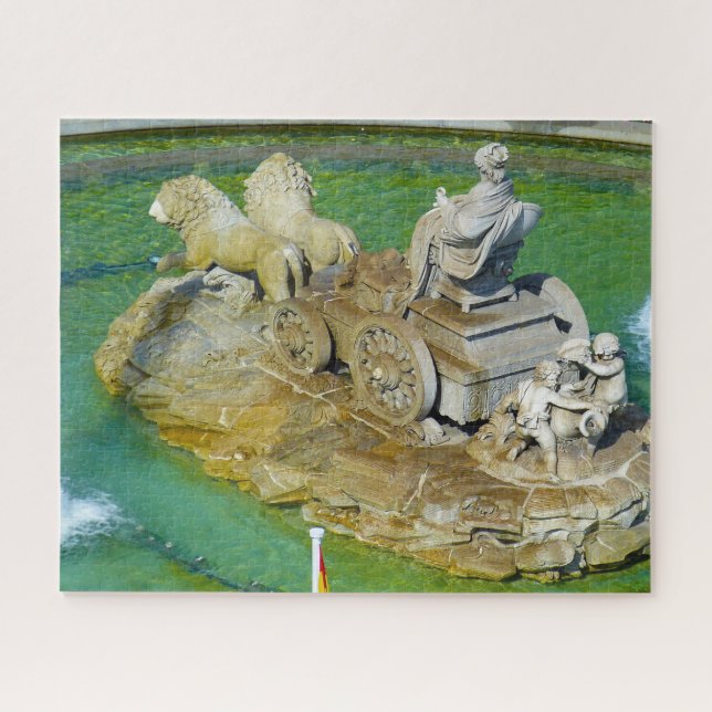Fountains in Madrid. Jigsaw Puzzle (Horizontal)