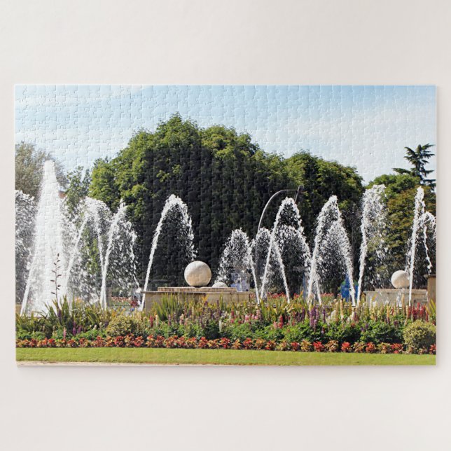 Fountains, Leon, El Camino Jigsaw Puzzle (Horizontal)
