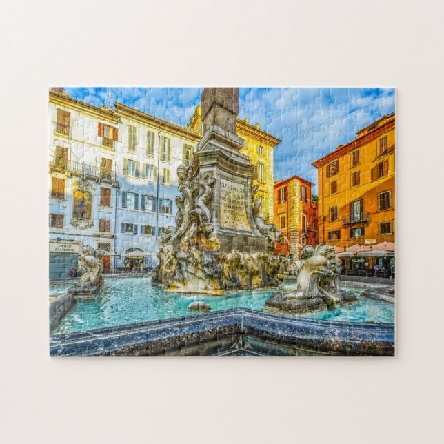 Fountains of Rome. Jigsaw Puzzle (Horizontal)