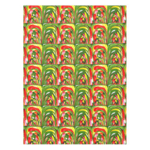 Fountains of tulips tablecloth