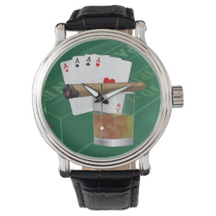 Four Aces, A Drink and A Cigar Watch