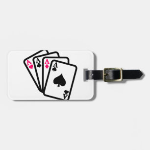 Four Aces Luggage Tag