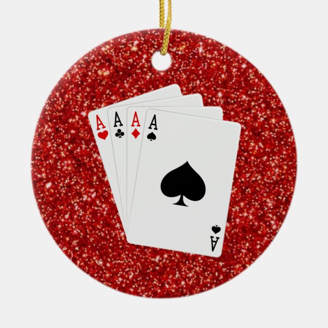 Four Aces Ornament (Front)
