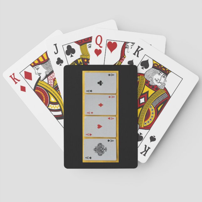 FOUR ACES PLAYING CARDS (Back)