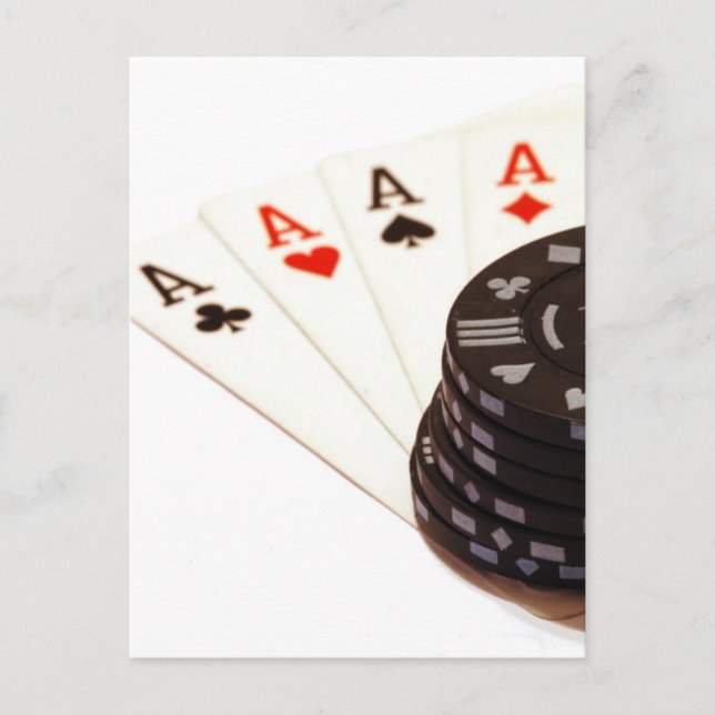 Four Aces Postcard (Front)