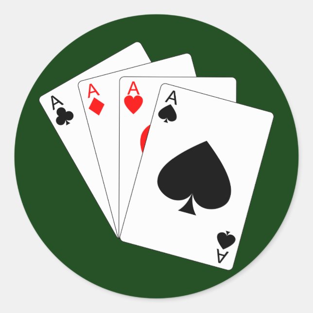 Four Aces Sticker (Front)