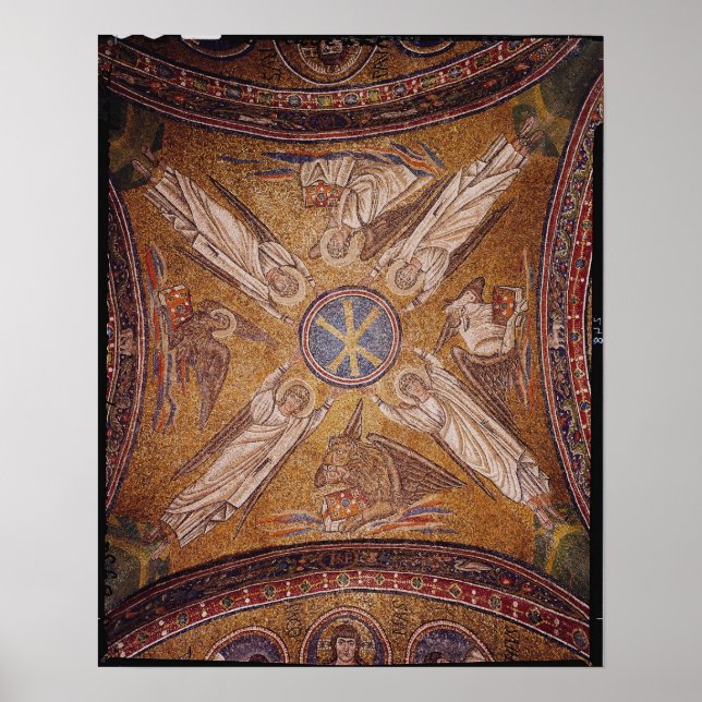 Four angels with the symbols of the poster (Front)