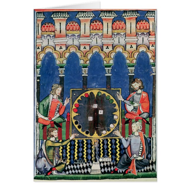 Four Arabic Backgammon Players (Front)