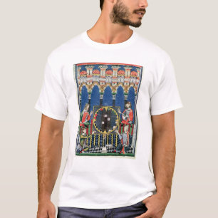 Four Arabic Backgammon Players T-Shirt