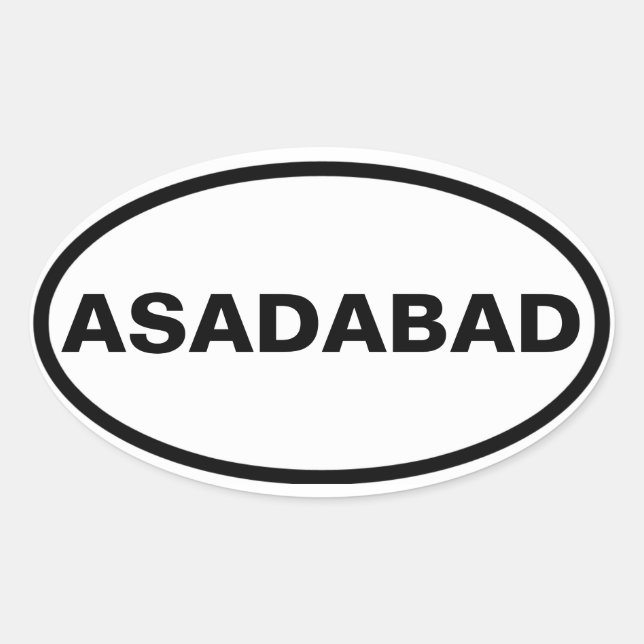 FOUR Asadabad Oval Sticker (Front)