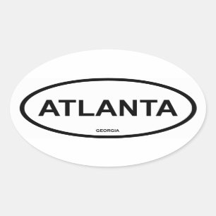 FOUR Atlanta Oval Sticker