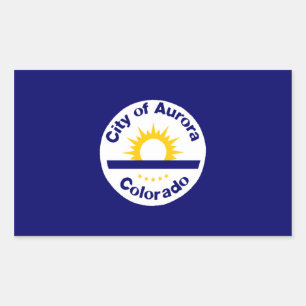FOUR Aurora, Colorado Rectangular Sticker