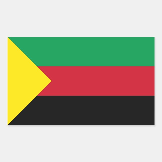 FOUR Azawad Flag Rectangular Sticker (Front)