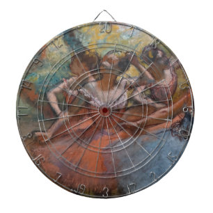Four Ballerinas on Stage (Ballet) (by Edgar Degas) Dartboard