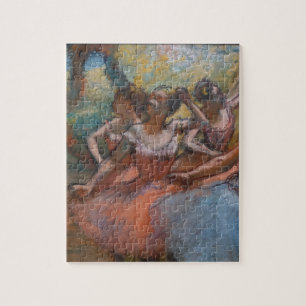 Four Ballet Dancers on Stage by Degas Jigsaw Puzzle