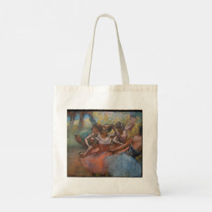 Four Ballet Dancers on Stage by Degas Tote Bag