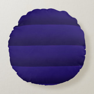 Four band blue round cushion