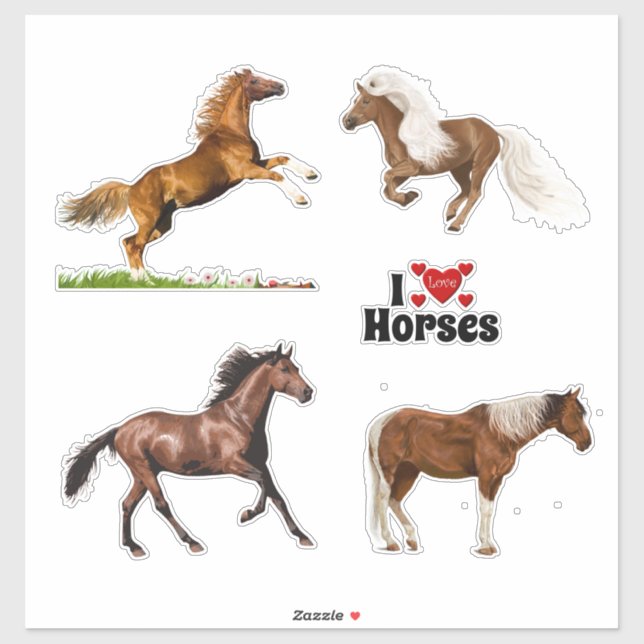 Four Beautiful Horses (Sheet)