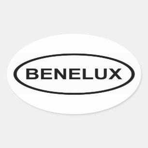 FOUR Benelux Oval Sticker
