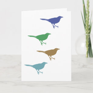 Four Birds Card