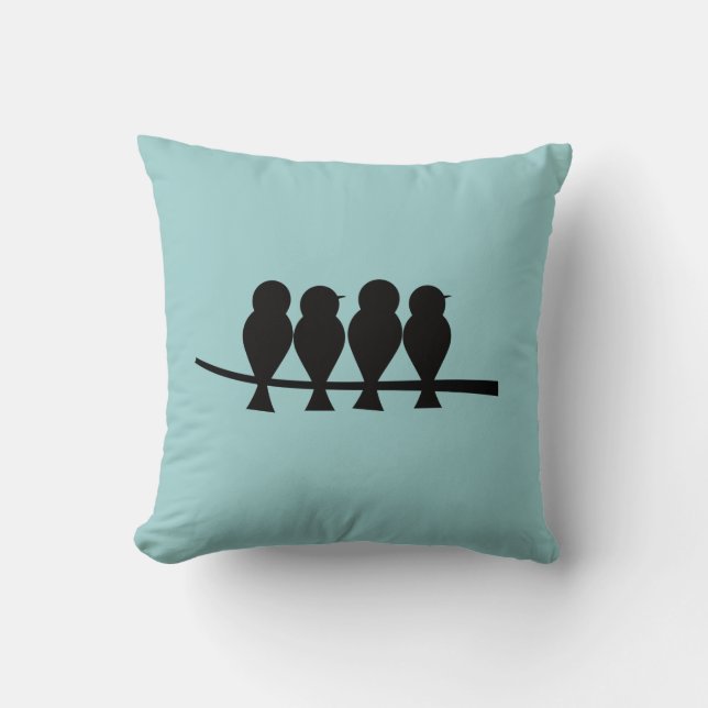 Four Birds Cushion (Front)