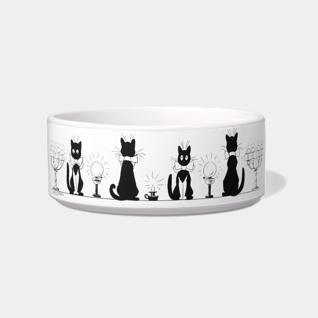 Four Black Cats, Louis Wain Bowl (Right)