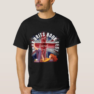 Four Brits Book Fest Dark Logo Mens/Unisex T-Shirt