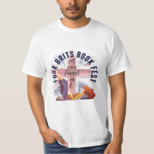 Four Brits Book Fest Normal Mens/Unisex T-Shirt