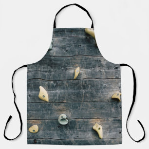 Four brown wooden wall decors apron