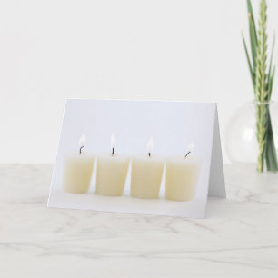 four candles card